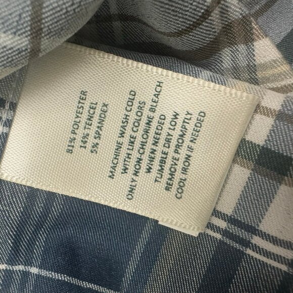 Duck Head Walton Performance Poplin Sport Long-Sleeve Shirt Size: Medium NWT - Picture 9 of 11